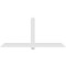 Ekena Millwork Eugene Architectural Grade PVC Gable Bracket, 108"W x 49 1/2"H x 4"D x 6"F, 11/12 Pitch GBP108X50X0406EUG00 - alternate 3